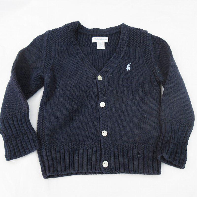 ラルフローレン ケーブルニット カーディガンネイビー POLO RALPH LAUREN（ポロ・ラルフローレン） カーディガン ケーブル