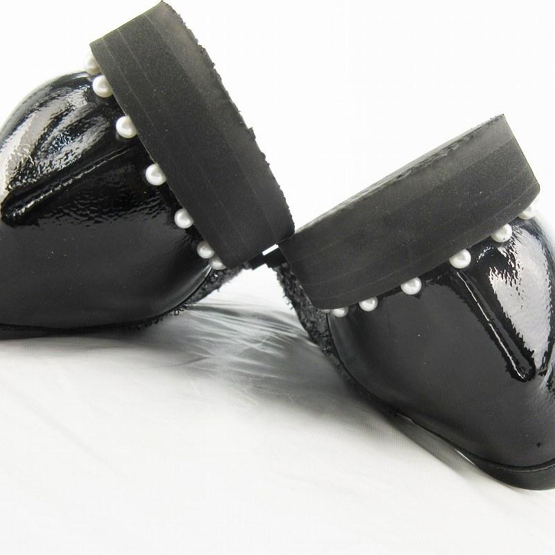 DIANA（ダイアナ） 現行 ローファー リボン フェイクパール ツイード