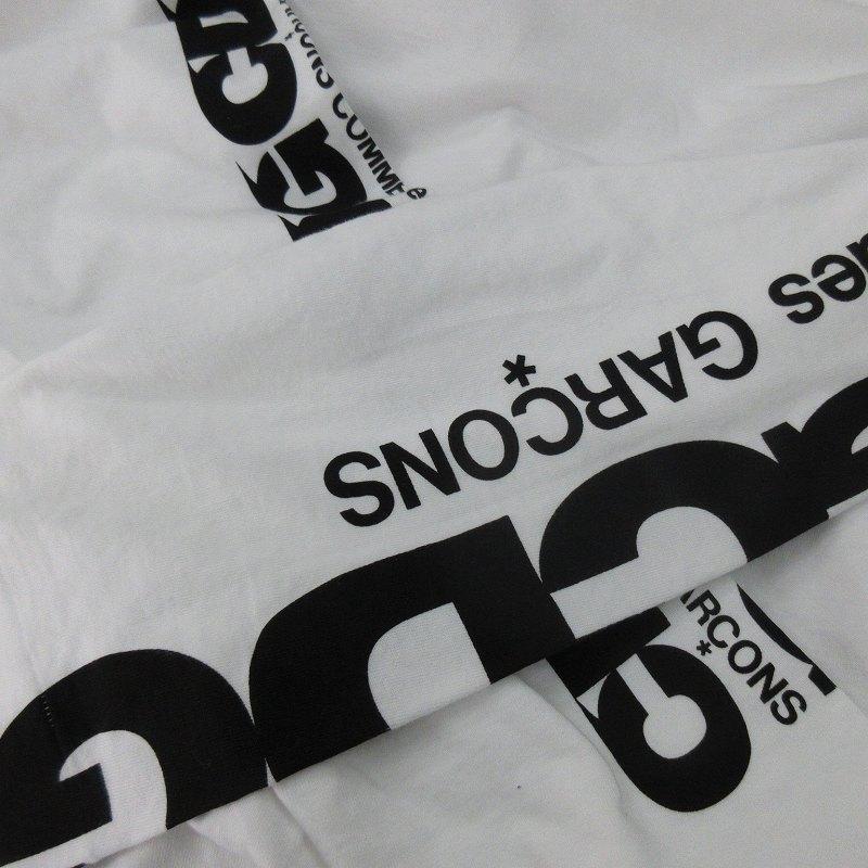 【中古】CDG コムデギャルソン COMME des GARCONS XL AD2025 アームプリント 長袖 ロンTシャツ ロゴ SZ-T007 CDG コムデギャルソン COMME des GARCONS XL AD2025 アームプリント