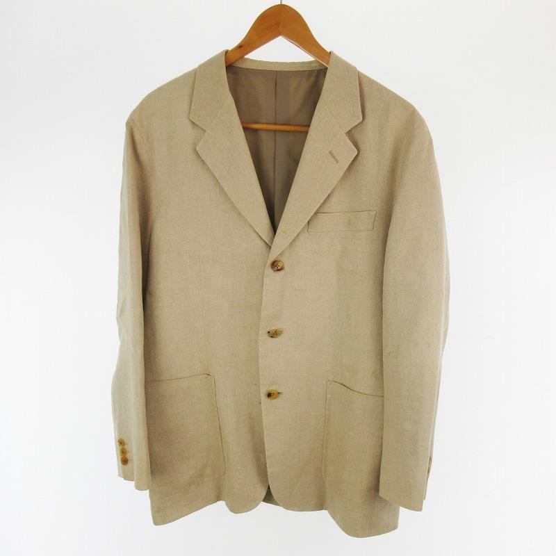 ヴァン ヂャケット VAN JAC テーラードジャケット 3B 背抜き ベージュ