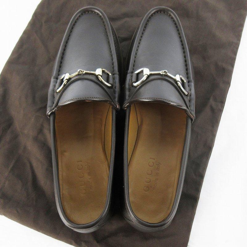 GUCCI（グッチ） ホースビット ローファー レザー シューズ 6 1/2 約