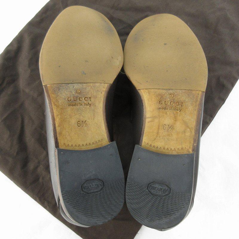 GUCCI（グッチ） ホースビット ローファー レザー シューズ 6 1/2 約