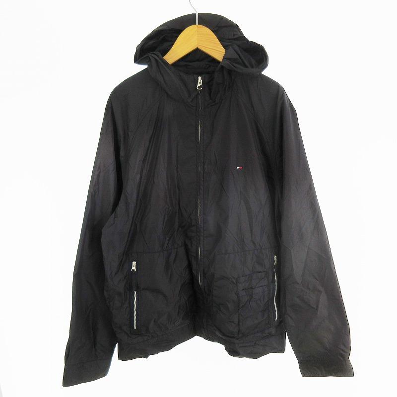 新品⭐トミーヒルフィガー ナイロン ジャケット ブルゾン パーカー M ネイビー TOMMY HILFIGER（トミー・ヒルフィガー） ナイロン パーカー