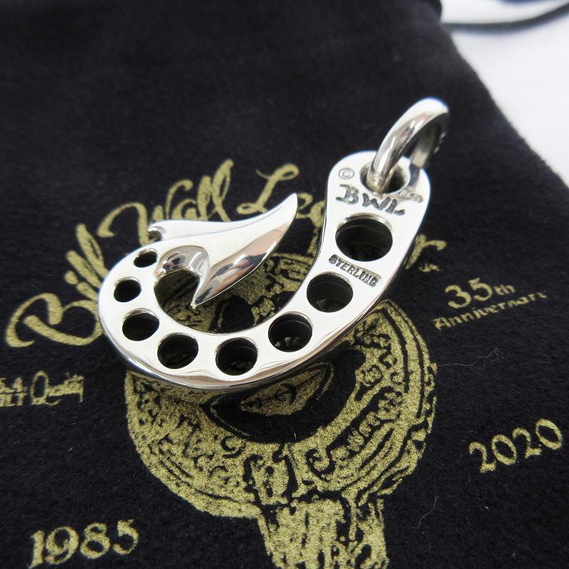 未使用品 ビルウォールレザー Bill Wall Leather C309 Fish Hook Charm