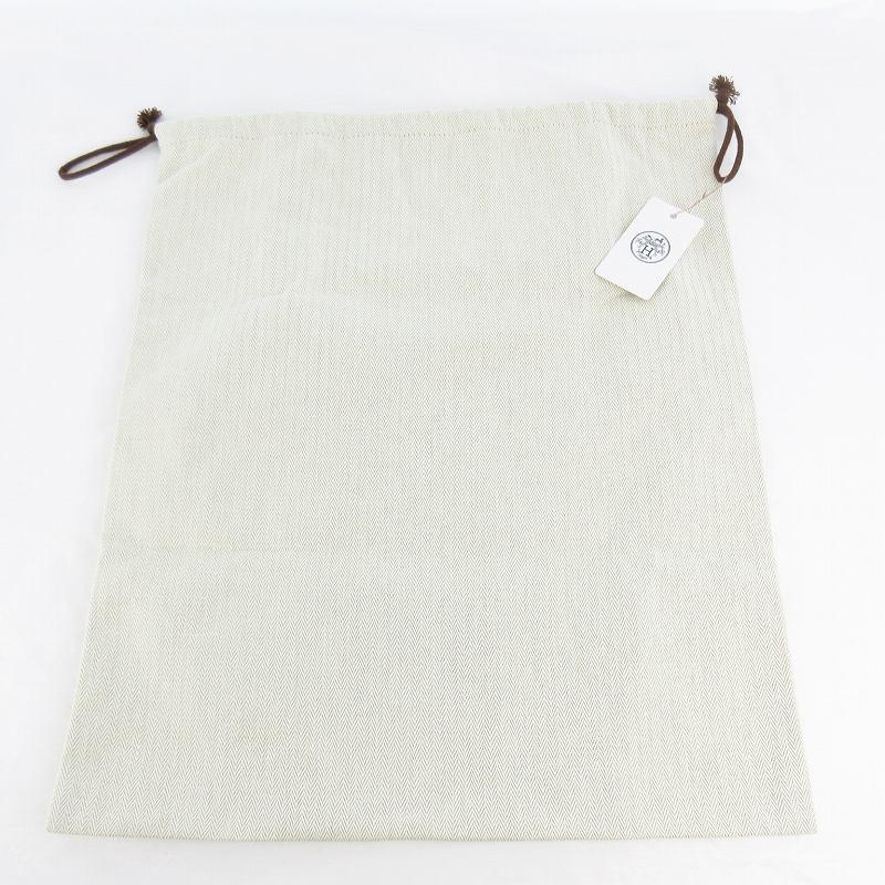 美品　エルメスバーキン25の保存袋　巾着袋　タグ付き HERMES（エルメス） 未使用品 タグ付き 現行 バーキン25 ピコタン