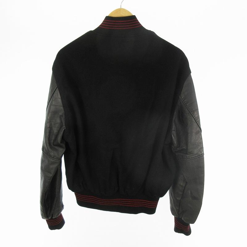 90s USA製 HOLLOWAY ホロウェイ L スタジャン ブルゾン ジャケット