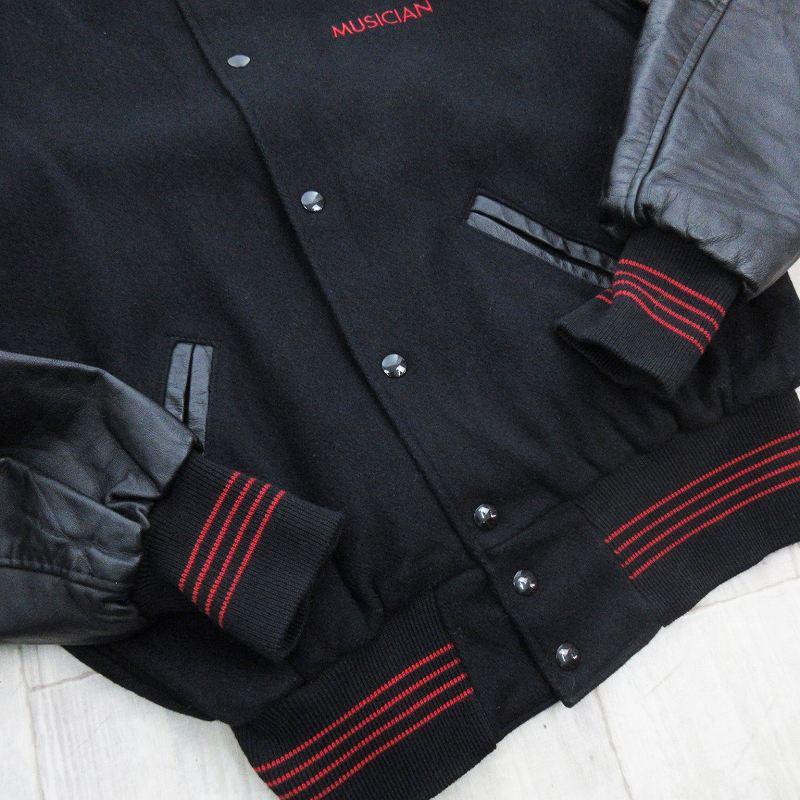 90s USA製 HOLLOWAY ホロウェイ L スタジャン ブルゾン ジャケット