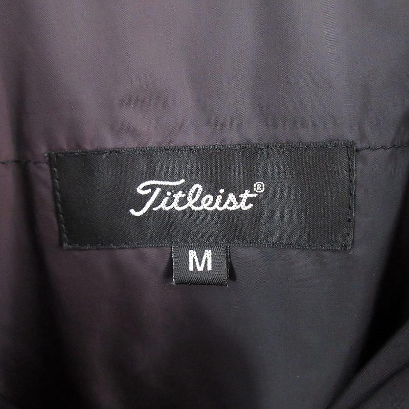 タイトリスト TITLEIST 中綿 ジャケット ジップアップ ロゴ 刺繍 M