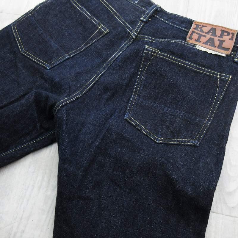 キャピタル kapital 現行 32 SLP101B 14oz デニムパンツ 5P モンキー