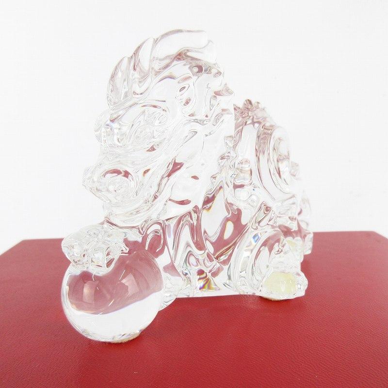 未使用品 バカラ Baccarat 龍 辰 クリスタル ガラス クリア オブジェ
