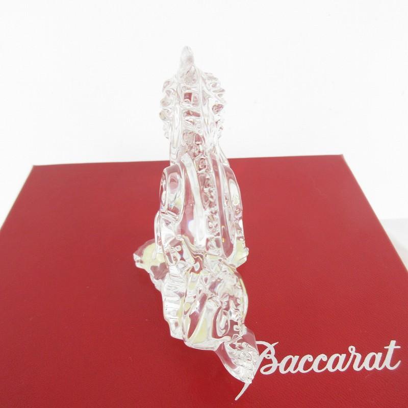 未使用品 バカラ Baccarat 龍 辰 クリスタル ガラス クリア オブジェ