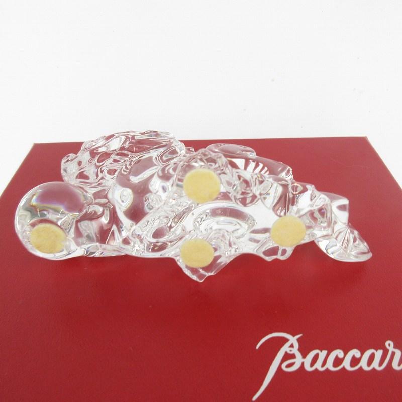 未使用品 バカラ Baccarat 龍 辰 クリスタル ガラス クリア オブジェ 