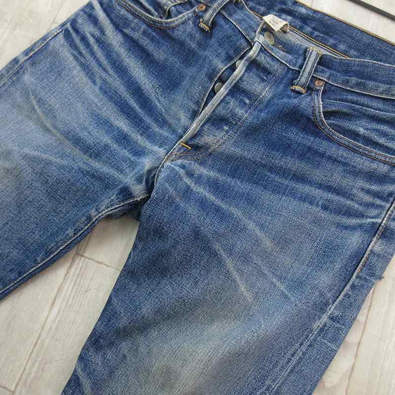 ダブルアールエル RRL W29 USA製 SLIM STRAIGHT デニムパンツ