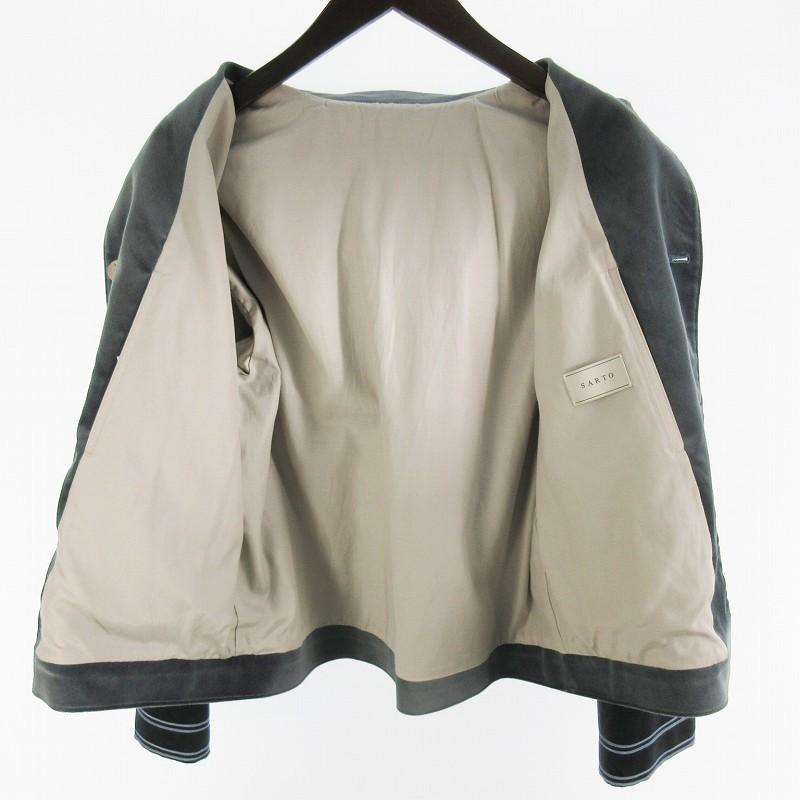 サルト SARTO M EMBROIDERY SHORT JACKET SALMON 242-10-001 刺繍