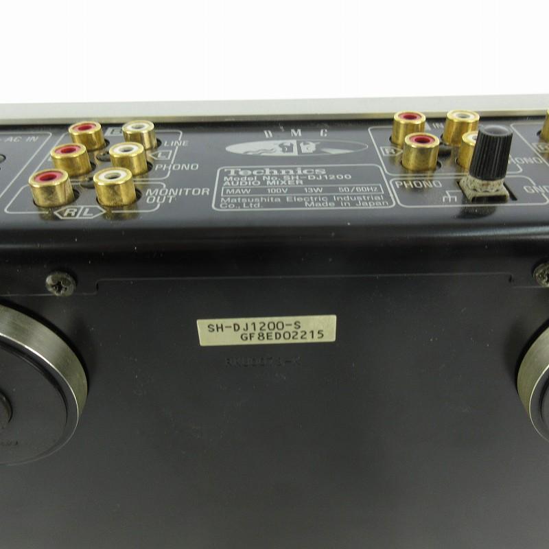 Technics SH-DJ1200 ブラック メンテナンス済み 動作確認済み Technics テクニクス DJ ミキサー SH-DJ1200 動作確認済 その他