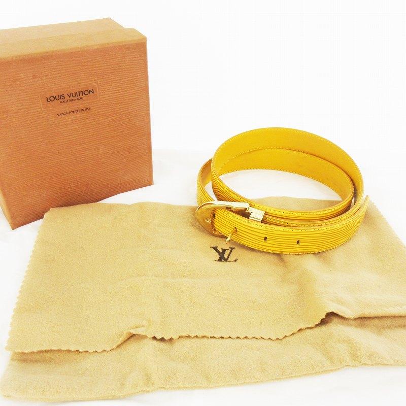 LOUIS VUITTON（ルイ・ヴィトン） エピ サンチュール プレーン ベルト