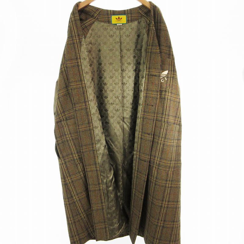 GUCCI（グッチ） アディダス adidas ノーカラーコート ロング 710398
