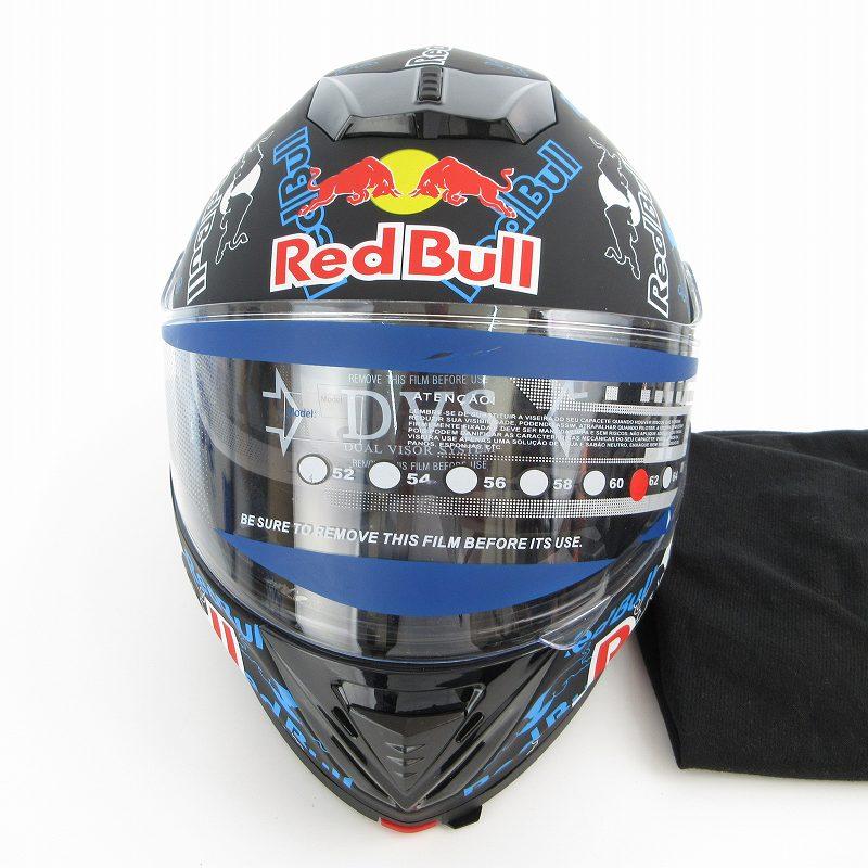 RedBull ヘルメット フルフェイス XLサイズ 62 Motorcycle 未使用品 RedBull レッドブル ヘルメット フルフェイス XLサイズ 62