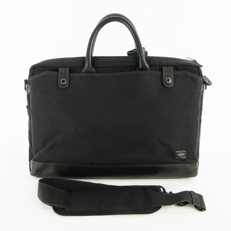 PORTER ELDER 2way ビジネスバッグ ブリーフケース ブラック PORTER ポーター ELDER 2WAY ブリーフケース ショルダーバッグ トート