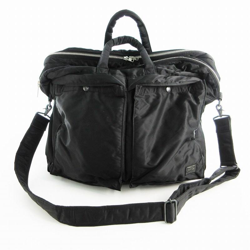 ②PORTER ポーター タンカー 2WAYレザー仕様　吉田カバン 本革仕様 PORTER ポーター 2層式 TANKER タンカー 2WAY ブリーフケース