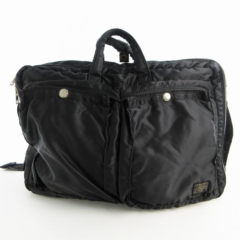 極美品　ポーター　タンカー　ブリーフケース　ビジネスバッグ　リュック　黒　人気 PORTER ポーター タンカー TANKER ブリーフケース リュックサック