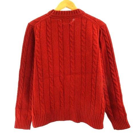 中古 ジム Gim Hand Craft ケーブルニット セーター 長袖 ウール 赤 レッド M メンズ ベクトル 古着 122 ブランド古着販売のベクトル 通販 Yahoo ショッピング