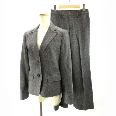 希少 バーバリー ロンドン Burberry London パンツスーツ ツイード ジャケット パンツ 上下 フォーマル 紺 ネイビー 38 M Ibo7 レディース ベクトル 古着 訳ありセール格安 Www Technet 21 Org