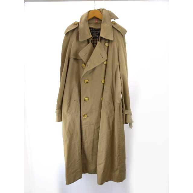 海外最新 バーバリーズ Burberrys 90 S ヴィンテージ トレンチコート ベルト付き ノバチェック 94 175 ベージュ メンズ ベクトル 古着 New限定品 Nooitmeergrasmaaien Be