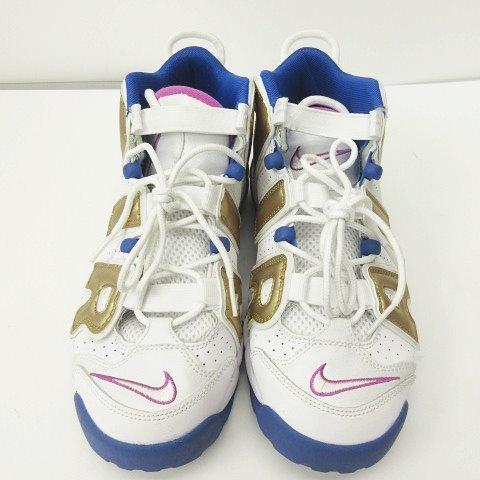 大人女性の Gs Uptempo More スニーカー Nike 中古 ナイキ Uptempo More スニーカー Nike 中古 ナイキ Nike モアアップテンポ レディース メンズ Ecr8 4150 106 25 0 Uk6 Us7y ゴールドフーシャ モアテン シューズ Skerah Com