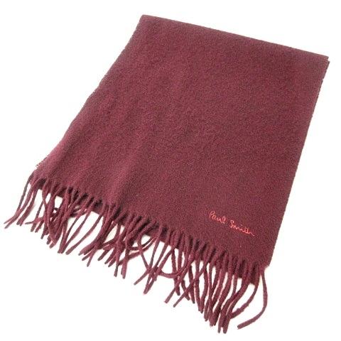 中古 ポールスミス PAUL SMITH カシミヤ100％ マフラー ストール