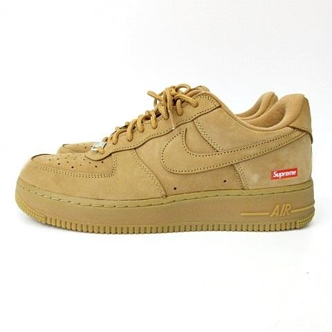 お気に入り Nike Supreme シュプリーム 中古 Air メンズ 27cm Us9 茶 ブラウン系 Dn1555 0 エアフォース Af1 スニーカー コラボ Wheat Flax Low 1 Force スニーカー