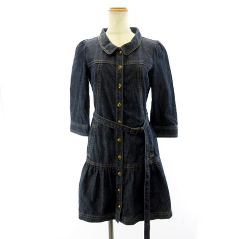 バーバリーブルーレーベル BURBERRY BLUE LABEL デニムワンピース