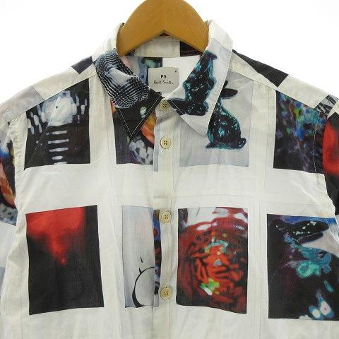 ポールスミス PAUL SMITH ブロッキンググラフィックプリントシャツ 総