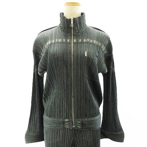 プリーツプリーズ PLEATS PLEASE 極美品 デニム 転写 セットアップ
