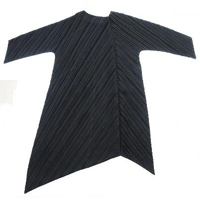 プリーツプリーズ PLEATS PLEASE 極美品 斜めプリーツ 変形 ワンピース
