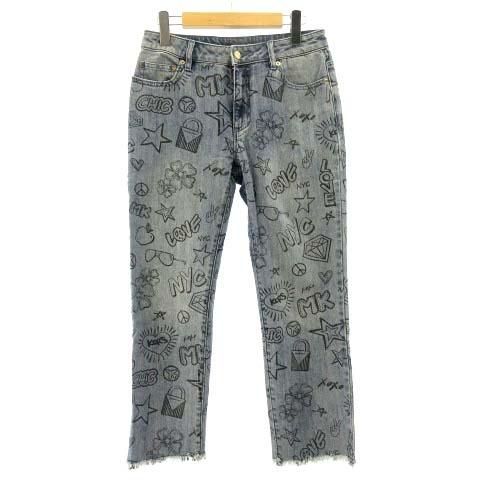 マイケルコース MICHAEL KORS 美品 ペイント デニム ジーンズ カット