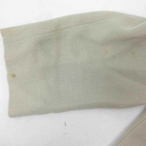 MARINA RINALDI マリナ リナルディ ノーカラー ジャケット ベージュ