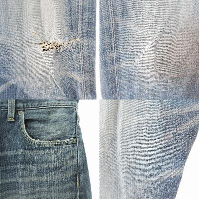 リーバイス Levi's 00505-0311 デニムパンツ ジーンズ ジーパン ストレート レギュラーフィット ダメージ加工 インディゴ 30 1122 ■GY09｜vectorpremium｜06