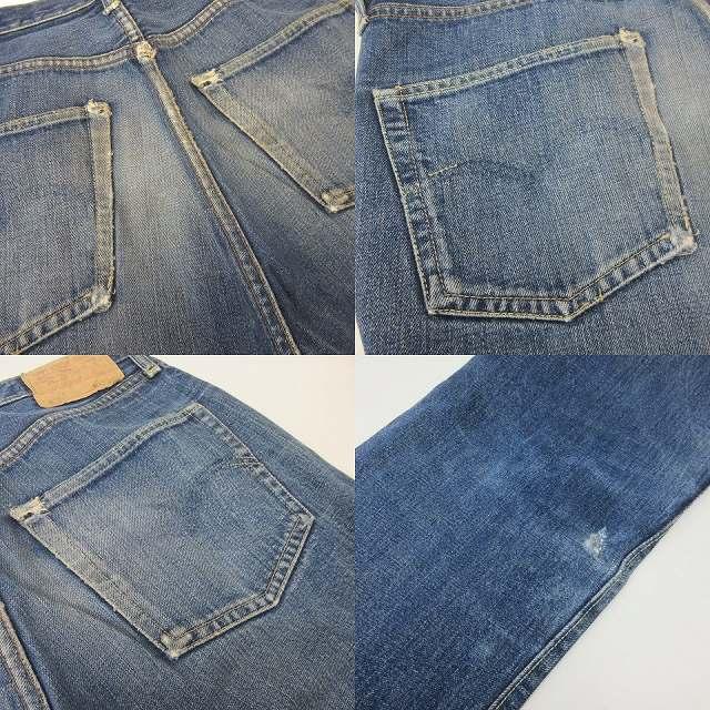 リーバイス Levi's 501 69年 デニム 刻印6 タイプ物 Sタイプ 紙パッチ ビッグE 足長R 赤耳 インディゴ W33/L30 STK メンズ｜vectorpremium｜07