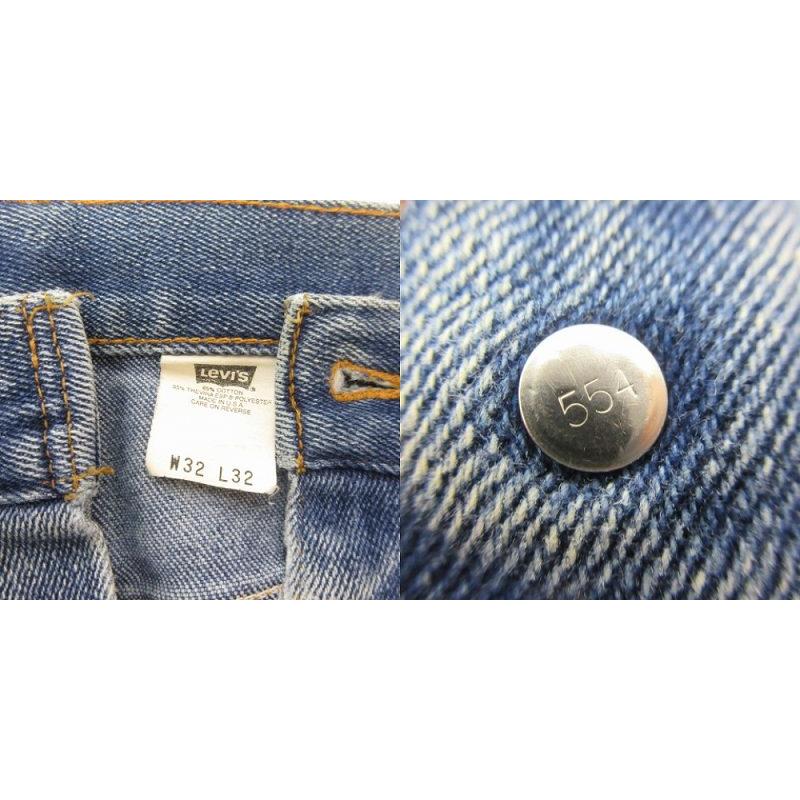 リーバイス Levi's 99年製 517 デニム ジーンズ フレア ブーツカット 刻印554 インディゴ W32 L32 約L メンズ｜vectorpremium｜07