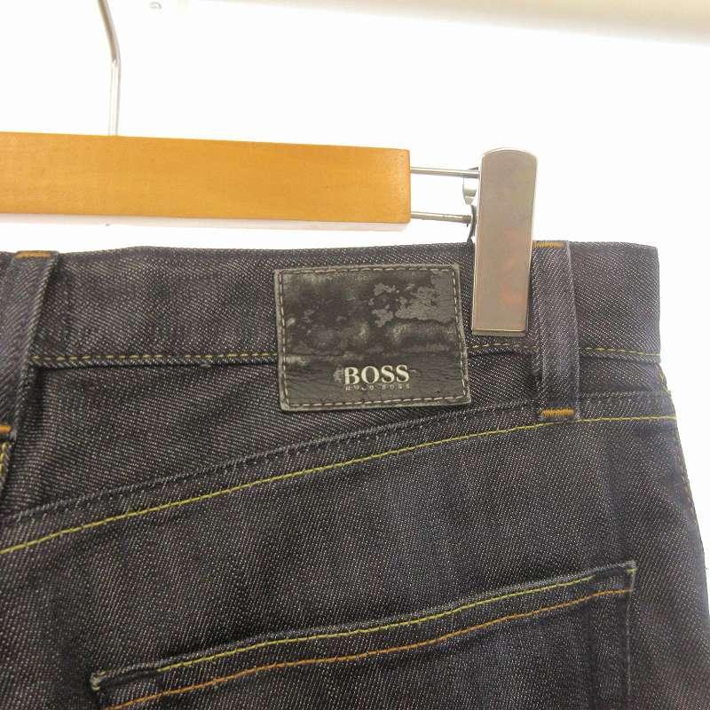 ヒューゴボス HUGO BOSS ストレッチデニム パンツ ジーンズ ブルー 青 濃紺 W32 L34 約M メンズ｜vectorpremium｜04