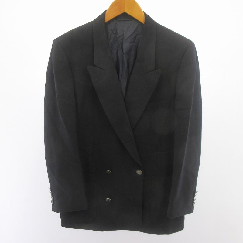 ★メタルボタン★クリスチャンディオール ダブルテーラードジャケット ロゴ 希少 90's ディオール テーラードジャケット ダブル リネン メタル