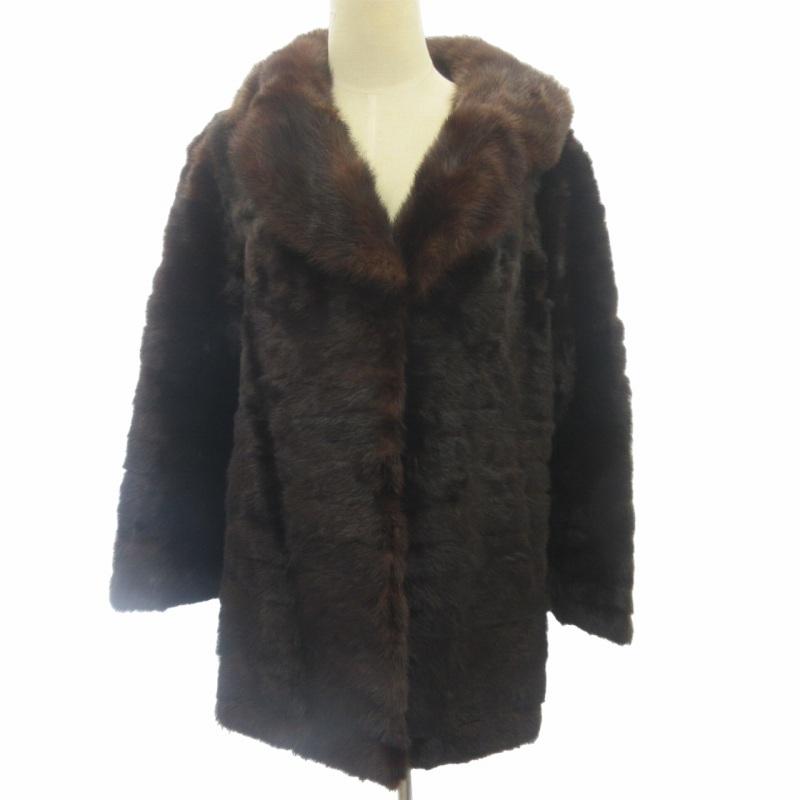 Moon bat fur ムーンバット ファー ミンクファー コート 毛皮 茶色 