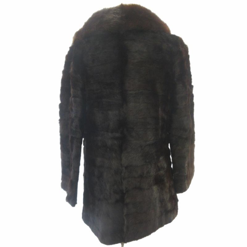 Moon bat fur ムーンバット ファー ミンクファー コート 毛皮 茶色 