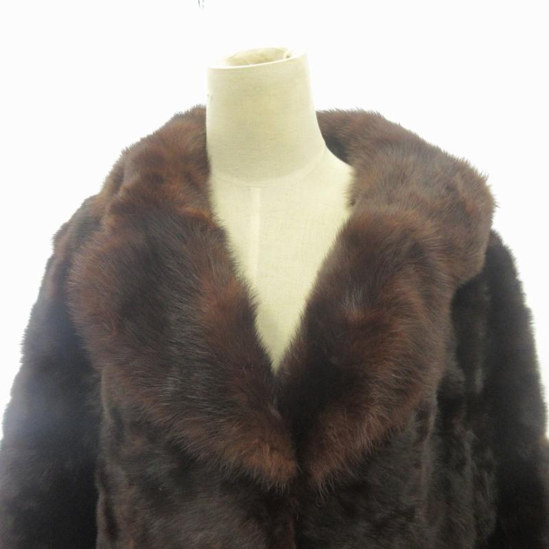 Moon bat fur ムーンバット ファー ミンクファー コート 毛皮 茶色 