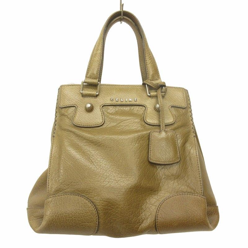 セリーヌ CELINE オルロフ トートバッグ ハンドバッグ 2WAY ロゴ刻印 
