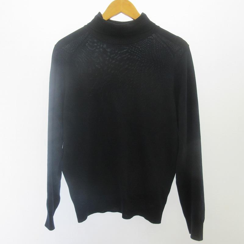ジョンスメドレー JOHN SMEDLEY 美品 ウール タートルネック ニット 