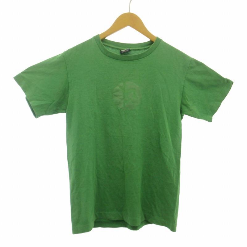 ステューシー STUSSY old 90s 紺タグ Tシャツ カットソー USA製 緑 