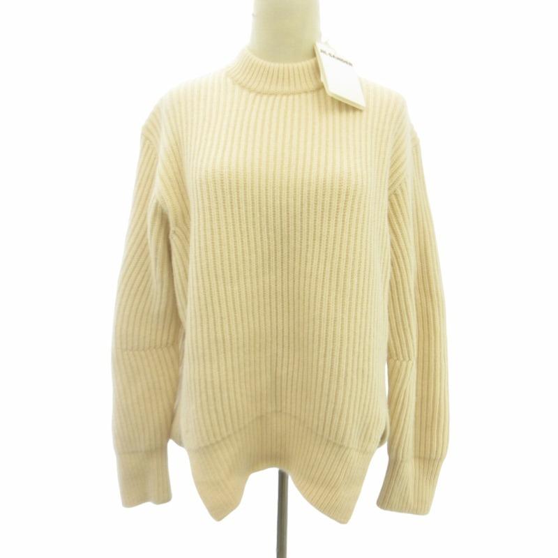 未使用品 ジルサンダー JIL SANDER タグ付 22AW サイドスリット ウール 