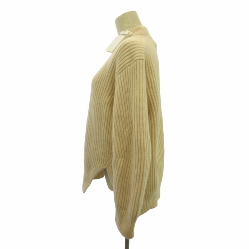 未使用品 ジルサンダー JIL SANDER タグ付 22AW サイドスリット ウール 